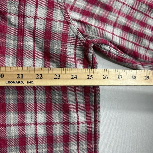 Vintage Abercrombie And Fitch Shirt Mens Large Plaid Big Flannel Oversized Y2K - Picture 8 of 11